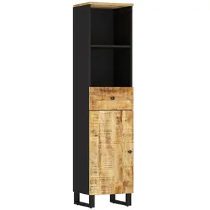 Comparateur de prix : vidaXL Armoire de salle de bain 38x33x160 cm bois massif de manguier
