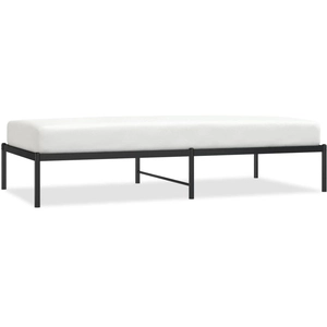 Comparateur de prix : vidaXL Cadre de lit métal noir 90x190 cm