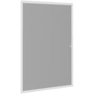 vidaXL Moustiquaire pour fenêtres Blanc 80x120 cm pas cher