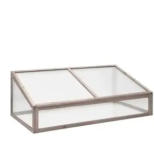 Comparateur de prix : vidaXL Serre Gris 110x58,5x39 cm Bois de sapin