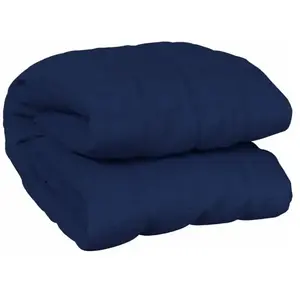 Comparateur de prix : vidaXL Couverture lestée Bleu 220x230 cm 15 kg Tissu