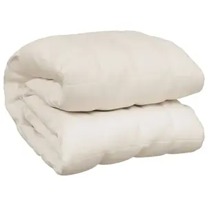 vidaXL Couverture lestée Crème clair 152x203 cm 11 kg Tissu pas cher