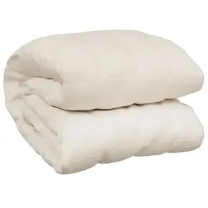 vidaXL Couverture lestée Crème clair 220x240 cm 15 kg Tissu pas cher