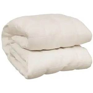 vidaXL Couverture lestée Crème clair 220x230 cm 11 kg Tissu pas cher