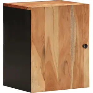 vidaXL Armoire de salle de bain murale 38x33x48cm bois massif d'acacia pas cher