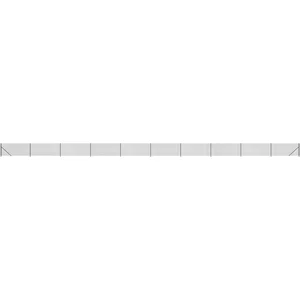 vidaXL Clôture à mailles losangées avec bride anthracite 1x25 m pas cher