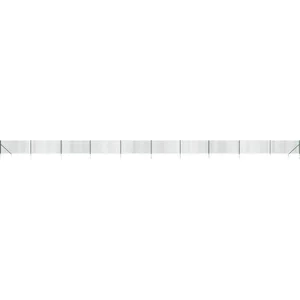vidaXL Clôture en treillis métallique et piquet d'ancrage vert 1,1x25m pas cher