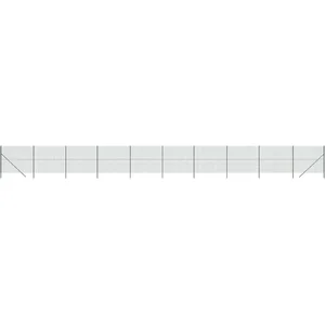 vidaXL Clôture en treillis métallique vert 2x25 m acier galvanisé pas cher