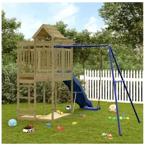 Comparateur de prix : vidaXL Aire de jeux d'extérieur bois de pin imprégné