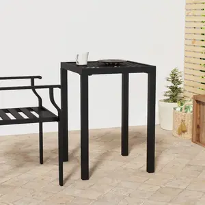 vidaXL Table de jardin anthracite 50x50x72 cm acier pas cher