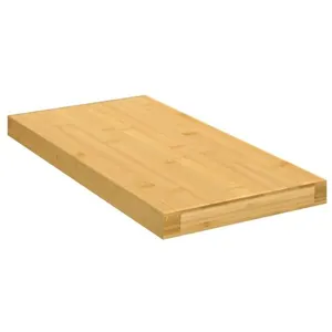 vidaXL Étagère murale 40x20x2,5 cm bambou pas cher