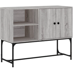 vidaXL Buffet sonoma gris 100x40x79,5 cm bois d'ingénierie pas cher