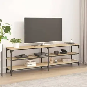 Comparateur de prix : vidaXL Meuble TV chêne sonoma 160x30x50 cm bois d'ingénierie 826750