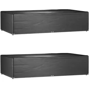 Comparateur de prix : vidaXL Housses de salon de jardin 2 pcs 12 oeillets rectangulaire