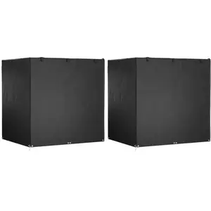 Comparateur de prix : vidaXL Housses de balancelle 2 pcs 12 oeillets 220x177x220 cm PE