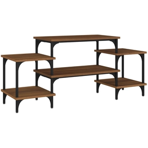 vidaXL Meuble TV Chêne marron 117x35x52 cm Bois d'ingénierie pas cher