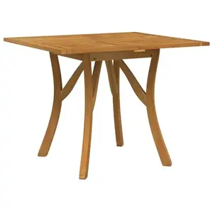 vidaXL Table de jardin 85x85x75 cm Bois d'acacia solide pas cher