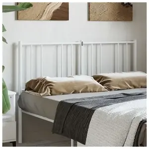 Comparateur de prix : vidaXL Tête de lit métal blanc 160 cm