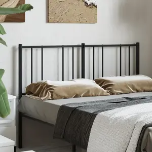 Comparateur de prix : vidaXL Tête de lit métal noir 135 cm