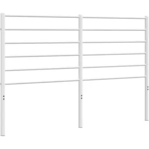Comparateur de prix : vidaXL Tête de lit métal blanc 120 cm