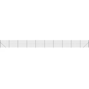 vidaXL Clôture en treillis métallique et ancrage anthracite 1,6x25 m pas cher