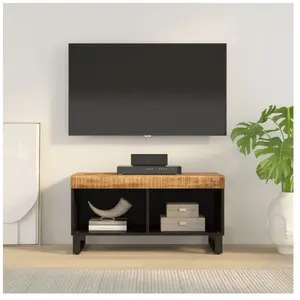 Comparateur de prix : vidaXL Meuble TV 85x33x43,5 cm bois massif de manguier