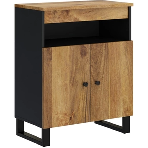 vidaXL Buffet avec 2 portes 60x33x75 cm bois massif de manguier pas cher