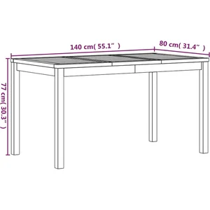 vidaXL Ensemble à manger de jardin 3 pcs Bois de teck massif pas cher