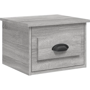 vidaXL Tables de chevet murales 2 pcs sonoma gris 41,5x36x28 cm pas cher