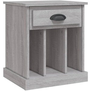 vidaXL Tables de chevet 2 pcs sonoma gris 43x36x50 cm pas cher
