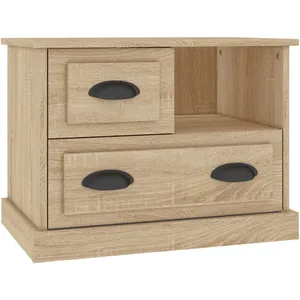 vidaXL Table de chevet chêne sonoma 60x39x45 cm pas cher