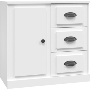 vidaXL Buffet blanc 70x35,5x67,5 cm bois d'ingénierie pas cher
