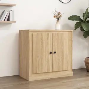 vidaXL Buffet chêne sonoma 70x35,5x67,5 cm bois d'ingénierie pas cher