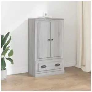 Comparateur de prix : vidaXL Buffet haut sonoma gris 60x35,5x103,5 cm bois d'ingénierie