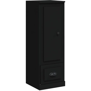 vidaXL Buffet haut noir 36x35,5x103,5 cm bois d'ingénierie