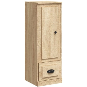 vidaXL Buffet haut chêne sonoma 36x35,5x103,5 cm bois d'ingénierie pas cher