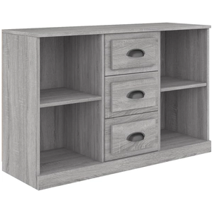 vidaXL Buffet sonoma gris 104,5x35,5x67,5 cm bois d'ingénierie pas cher