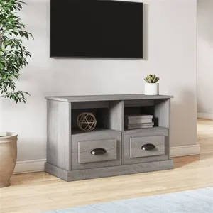 vidaXL Meuble TV sonoma gris 80x35x50 cm bois d'ingénierie pas cher