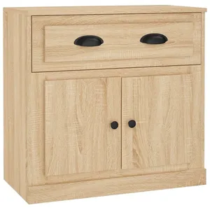 vidaXL Buffet chêne sonoma 70x35,5x67,5 cm bois d'ingénierie pas cher