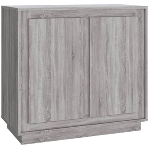 vidaXL Buffet sonoma gris 80x34x75 cm bois d'ingénierie pas cher