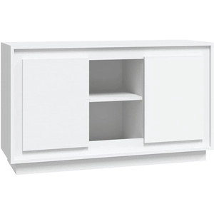 Comparateur de prix : vidaXL Buffet blanc 102x35x60 cm bois d'ingénierie