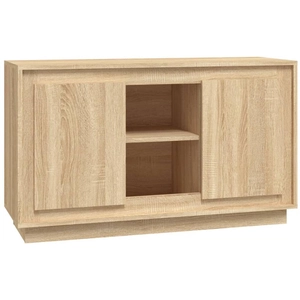 vidaXL Buffet chêne sonoma 102x35x60 cm bois d'ingénierie pas cher