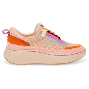 Dames Sneakers Steve Madden Doubletake Nat/org Beige - Maat 37 pas cher