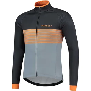Rogelli Boost Fietsjack Winter - Fietskleding voor Heren - Grijs, Zwart, Oranje - Maat XXL pas cher
