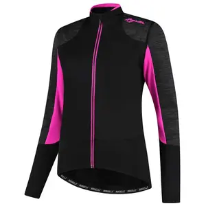 Rogelli Glory Fietsjack Winter - Dames - Zwart, Grijs, Roze - Maat S pas cher