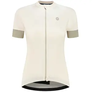 Rogelli Modesta Fietsshirt Dames - Korte Mouwen - Wielershirt - Zand - Maat XL