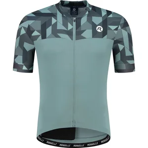 Rogelli Essential Graphic Fietsshirt - Korte Mouwen - Heren - Grijs - Maat SVendu parbol