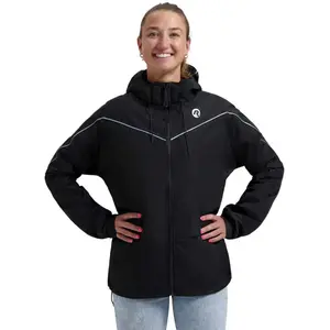 Rogelli Commuter Essential Fiets Regenjas Dames en Heren - Regenjack Waterdicht - Zwart - Maat XL pas cher