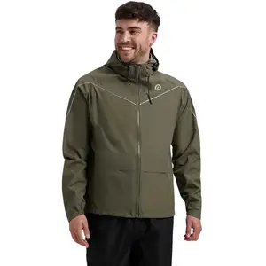 Rogelli Commuter Essential Fiets Regenjas Dames en Heren - Regenjack Waterdicht - Groen - Maat S pas cher