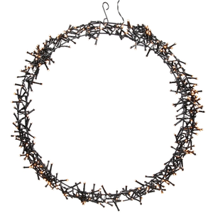 Ceruzo Kerstring met verlichting - 400 LED - Ø48 cm - warm wit - 8 Lichtfuncties - voor binnen en buiten pas cher
